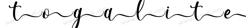 TJLT togalite back字体转换